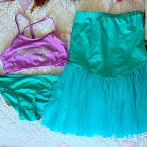 Floatimini Purple and Teal Swim Set